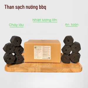 Than gáo dừa không khói nướng bbq