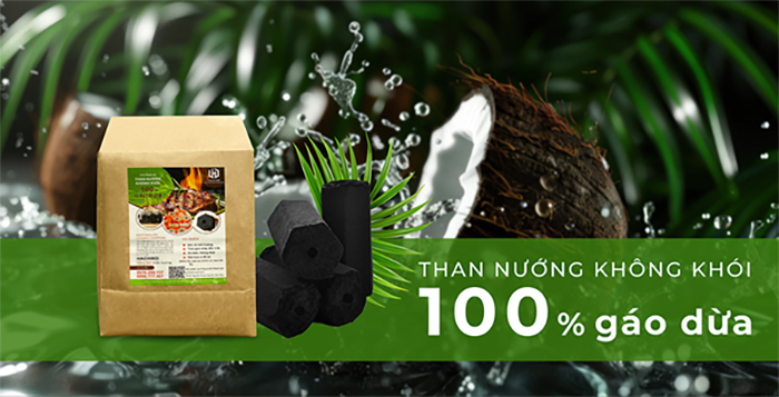 Than nướng sinh học Hachiko không khói, không hóa chất, cháy lâu, giữ nhiệt ổn định Than nướng sinh học Hachiko không khói, không hóa chất, cháy lâu, giữ nhiệt ổn định
