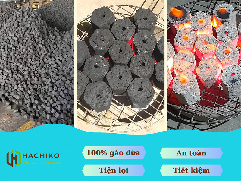 Ưu điểm nổi trội của than sạch không khói.
