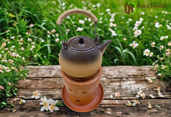 Sử dụng bếp đốt than đun trà an toàn và có lợi cho sắc khỏe