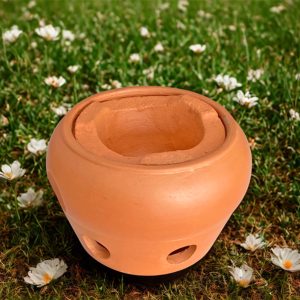 Bếp than bằng đất nung đun nước pha trà đạo, trà dưỡng sinh