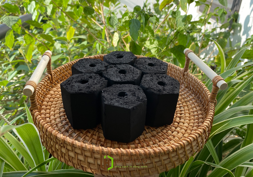 Than nướng gáo dừa Hachiko